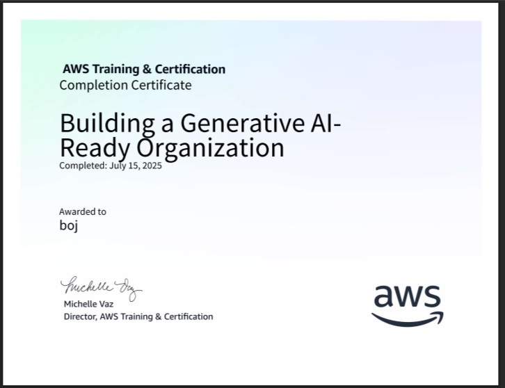 AWS - Building a Generative AI Ready Organization